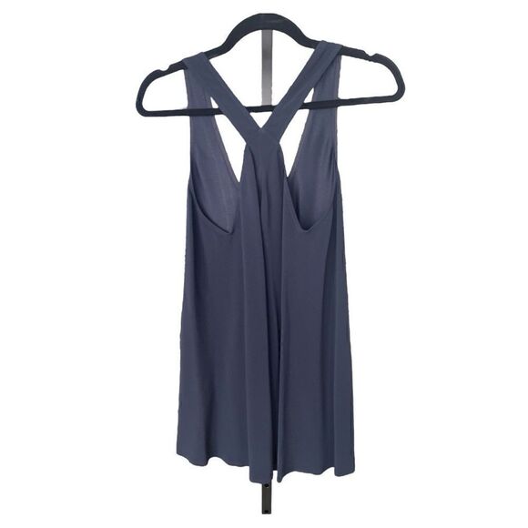 Helmut Lang Navy Tank. Raw Hem. NWOT SZ XS. Runs large. - Picture 4 of 7